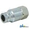 A & I Products Flat Hydraulic Coupler Plug, Male, 1/2" NPT 6" x4" x1" A-FF-502-8FP-P - alternate 4
